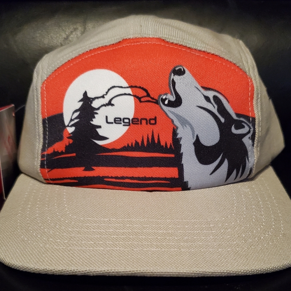 Men's 5 Panel Legend Adjustable Hat Size OS